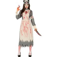 Damer - Halloween Maskeradkläder Rubies Dödens sjuksköterskedräkt 42-44