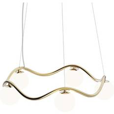 Rebello Decor Circle of Life V2 Coated Brass/Opal White Lampada a Sospensione 65cm