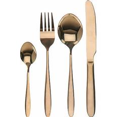Gold Cutlery Sets Rammento 16 Piece Stainless Steel Cutlery Set