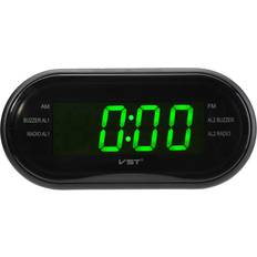 Greenzech 1/2" LED Display Alarm Clock Timer AM/FM Radio 24-Hour System Multi-function