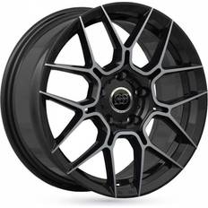 Bilfälgar Infiny Traxx Bright Black Machined Face 7.5x17 5/112 ET42 B66.6