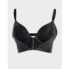 Hunkemöller Vaatteet Hunkemöller Talia Padded Longline Push-Up Bra - Musta