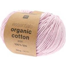 Garn & Håndarbejdsudstyr Rico Design Organic Cotton Aran Blossom Pink 027