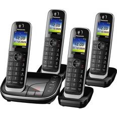 Landline Phones Panasonic KX-TGJ325EB Quint Long Range Cordless Phone