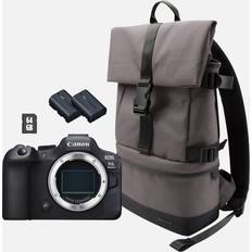 Canon EOS R6 Mark II Mirrorless Camera, Black Backpack SD Card Spare Battery