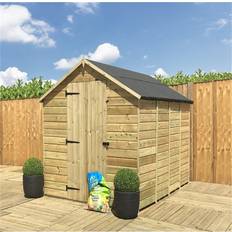 Outbuildings Dakota Fields Rdiger 8 W 14 D Solid Wood Shed (Building Area )