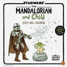 Brown Calendars Chronicle Books Mandalorian and Child 2025 Wall Calendar