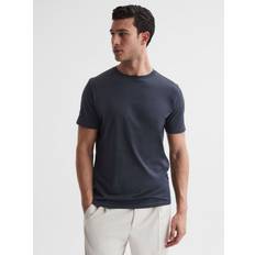Reiss Herre T-shirts Reiss Airforce Blue Bless Marl Crew Neck T-Shirt