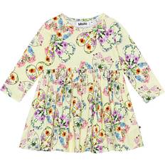 Molo 86 Kjoler Molo GOTS Charmaine Kjole Flower Love Gul