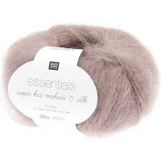 Rico Design Essentials Super Kid Mohair Loves Silk Graubraun