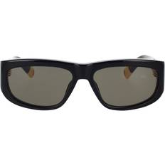 Jacquemus Black 'Les Lunettes Pilota' BLACK/ YELLOW GOLD