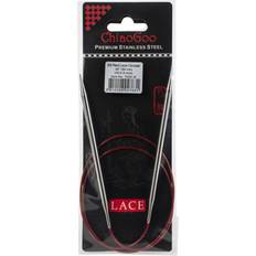 ChiaoGoo Stickor ChiaoGoo Red Lace Stainless Circular Knitting Needles 32 -Size 8/5mm
