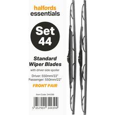 Halfords Essentials Wiper Blade Set