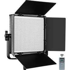 GVM 672S-B Bi-Color LED Video Light Panel Kit Black