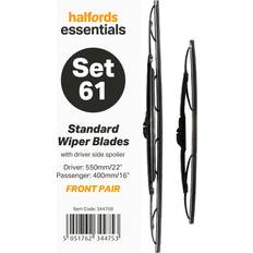 Halfords Essentials Wiper Blade Set 61