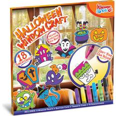 Halloween 18 PCS Window Sun Catchers DIY Paint Art and Craft Kit Art Project Set