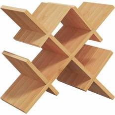 Brown Wine Racks vidaXL for 5 Bamboo Brown Wine Rack