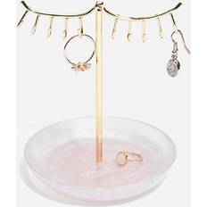 Schmuckbäume Stackers Rose Quartz Hook Eyelash Jewellery Stand Rosa