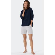 Schiesser Damen Bekleidung Schiesser Shirt langarm dunkeblau Mix Relax