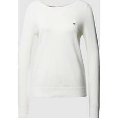 Tommy Hilfiger Beige Tröjor Tommy Hilfiger Jersey Stitch Boat - Ecru