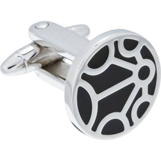 Rostfritt stål Manschettknappar Morellato Cufflinks - Silver/Black