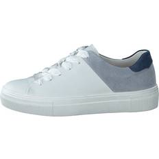 Legero Sneakers Legero Lima White, Female, Skor, Sneakers, Sneakers, Blå/Vit