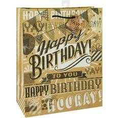Unique Birthday gift Bag, 125 x 105, Kraft Paper