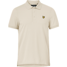 Beige Polo Shirts Lyle & Scott Plain Polo Shirt Beige