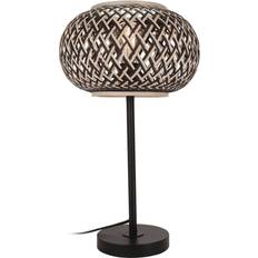 B - Trä Bordslampor Lindby Nerys Black Wood Bordslampa