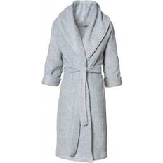 Karmameju Kid's Mount Fuji Fleece Bathrobe - Light Grey