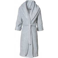 Kid's Mount Fuji Fleece Bathrobe -  Light Grey