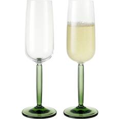 Kähler Hammershøi Green Champagne Glass 8.1fl oz 2