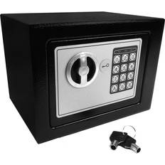 Cash Boxes Safes & Lockboxes Hyfive Electronic Safebox with Two Keys Jewellery Cash Safe