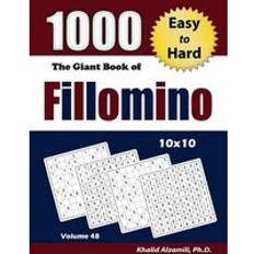 The Giant Book of Fillomino: Easy to Hard Puzzles Adult Activity Books 48 (2010)
