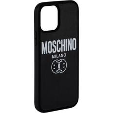 Moschino Black Logo iPhone 12/12 Pro Case A2555 UNI