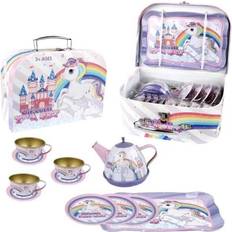 Tea Set In Suitcase Unicorn