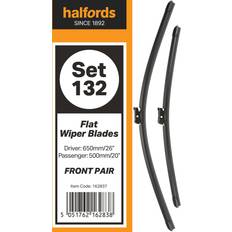 Halfords Set 132 Wiper Blades Front Pair