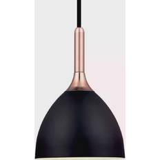 Bellevue lamper Halo Design Bellevue Black/Copper Pendel ∅ 24cm
