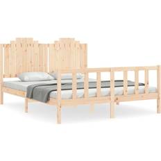 vidaXL natural, 160 200 Bed Frame