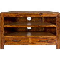 TV Benches on sale Three Posts Harvey Natural TV Bench 100x60cm