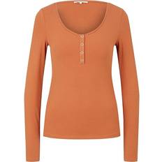 Tom Tailor Women's Long-sleeved Shirt - Gardenia White