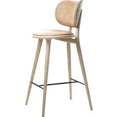 Mater High Stool Backrest Matte Laquered Bar Stool 97cm