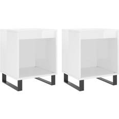 vidaXL 830737 White Nachttisch 35x40cm 2Stk.