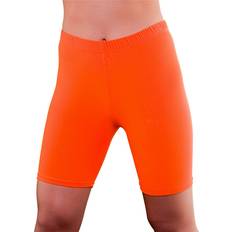 Wicked Costumes 80's Cycling Pants Neon Orange