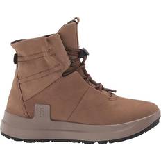 Damen - Schnellschnürung Schneestiefel ecco Mid-height Gore-Tex - Brown