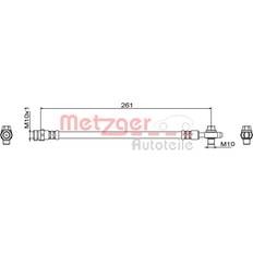 Freinages par Frottement Metzger Bremsschlauch 4111829