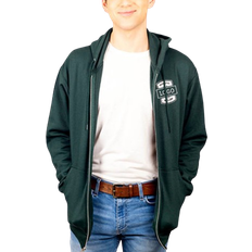 Shirts from Fargo Custom Embroidered Fleece Full-Zip Hooded Sweatshirt - Dark Green