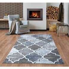 Rosalind Wheeler Avalbane Geometric Flokati Beige