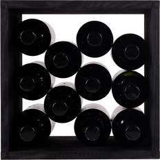 Caverack Quarter Fico Black Wine Rack