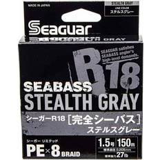 Seaguar R18 Seabass Stealth Gray Pe X8 11LB 0.128mm #0.6